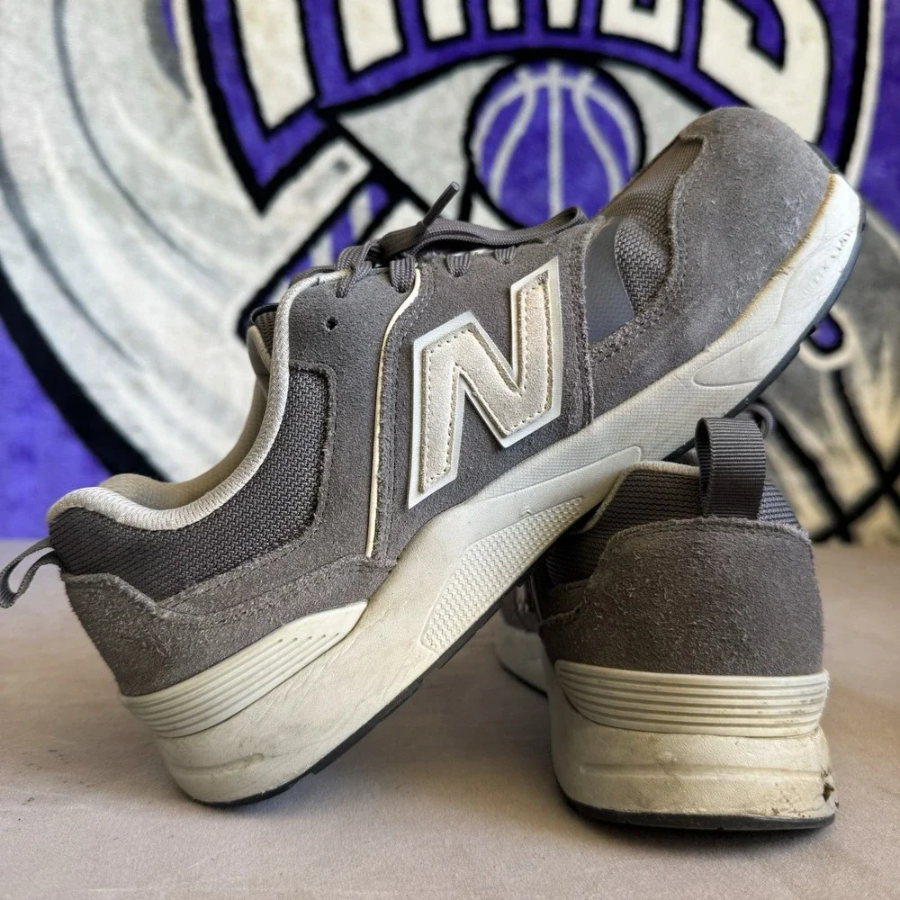 Size 10 - New Balance 589 Composite Toe Work Shoes Mens Wide Suede MUELEHGW